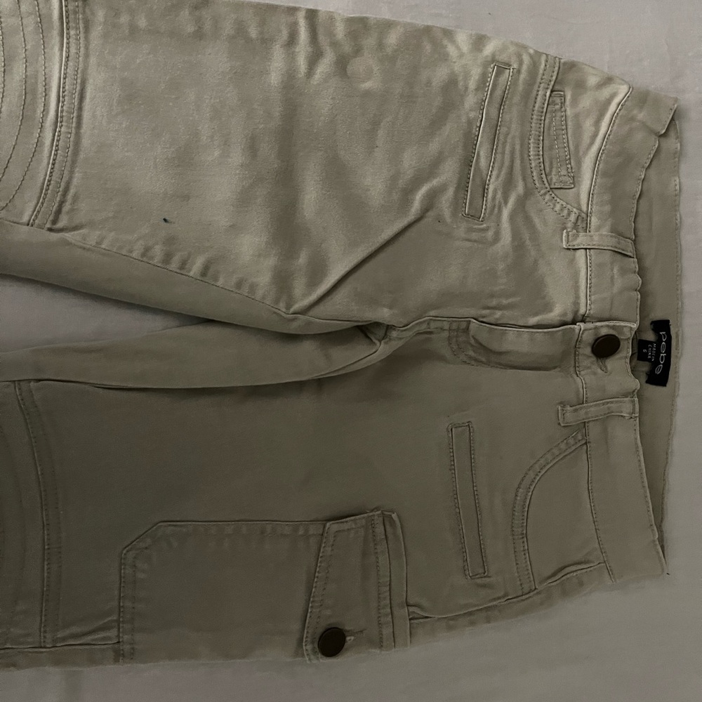 Bebe skinny cargo pants